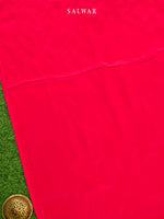 Pink Bandhani Khaddi Georgette Handloom Banarasi Suit