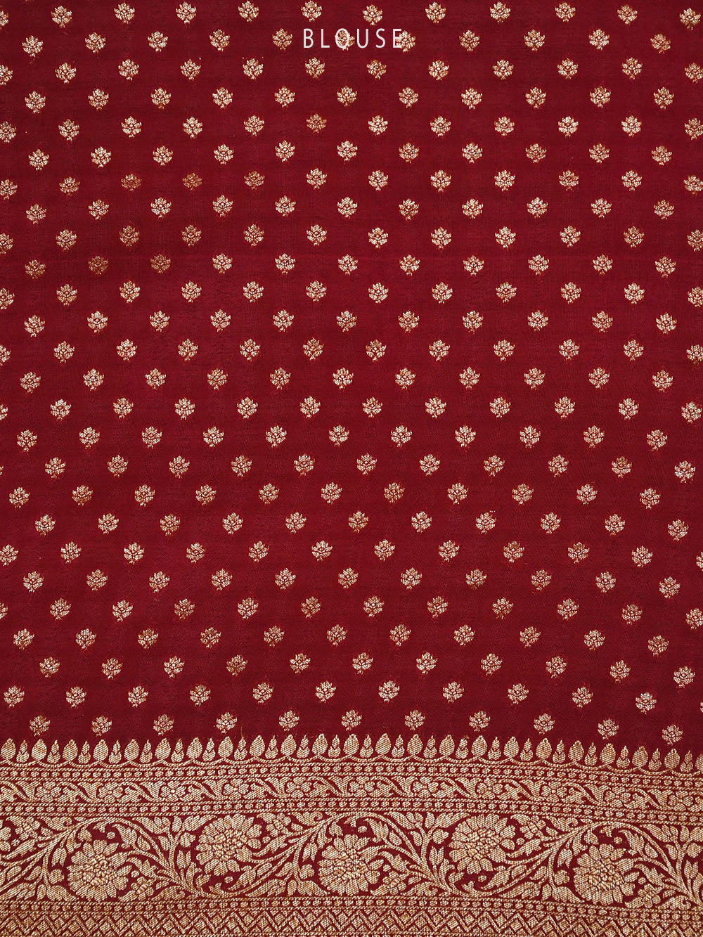 Brown Jaal Crepe Silk Handloom Banarasi Saree - Sacred Weaves