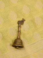 Yellow Booti Cotton Silk Handloom Banarasi Suit - Gift Box - Sacred Weaves