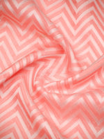 Pastel Pink Organza Handloom Banarasi Saree - Sacred Weaves