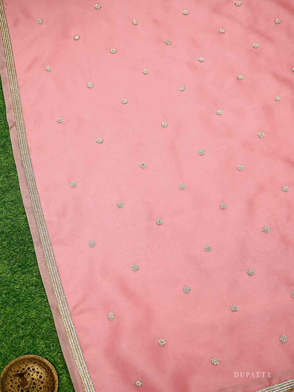 Pink Silk Handloom Banarasi Lehenga - Sacred Weaves