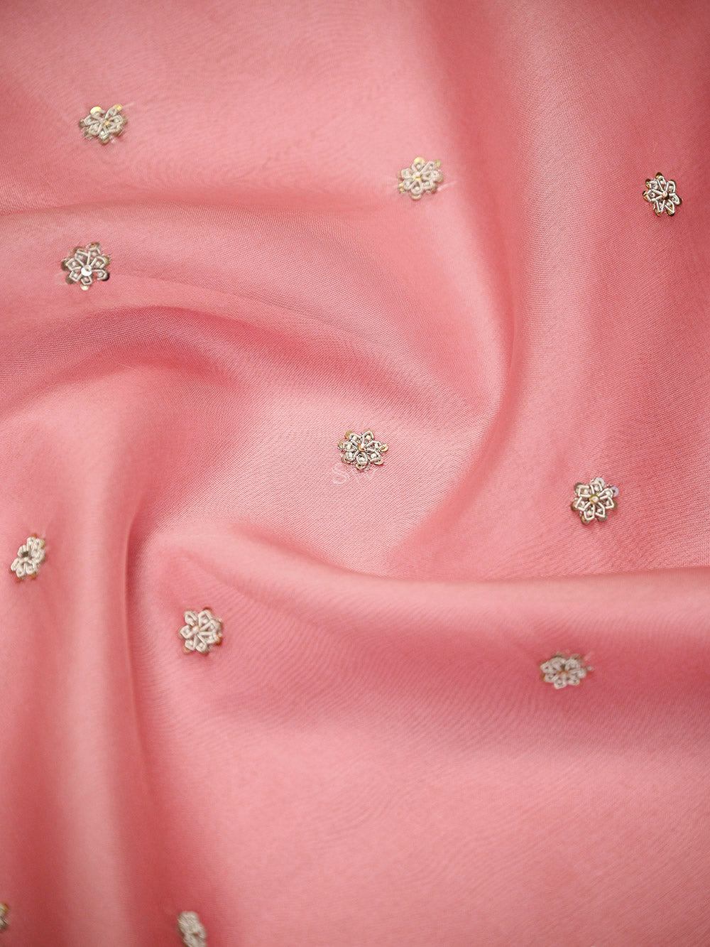 Pink Silk Handloom Banarasi Lehenga - Sacred Weaves
