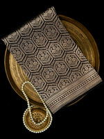 Black Silk Brocade Handloom Banarasi Saree