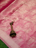 Magenta Tissue Brocade Handloom Banarasi Saree - Sacred Weaves