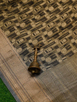 Black Tissue Brocade Handloom Banarasi Saree - Sacred Weaves