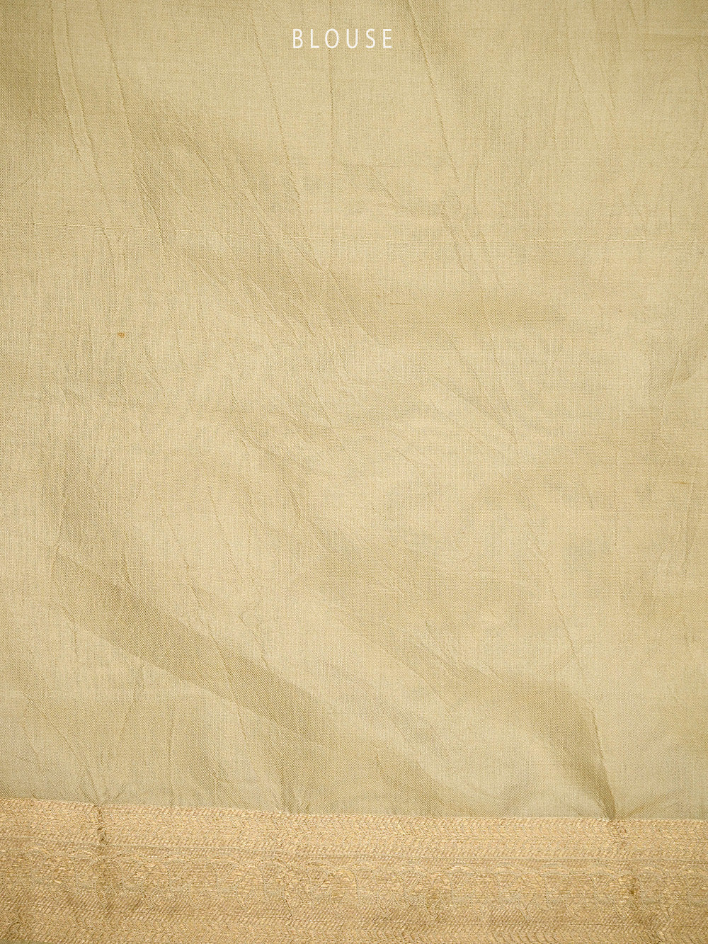 Beige Silk Shikargah Brocade Handloom Banarasi Saree - Sacred Weaves