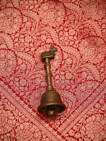 Red Silk Brocade Handloom Banarasi Saree - Sacred Weaves