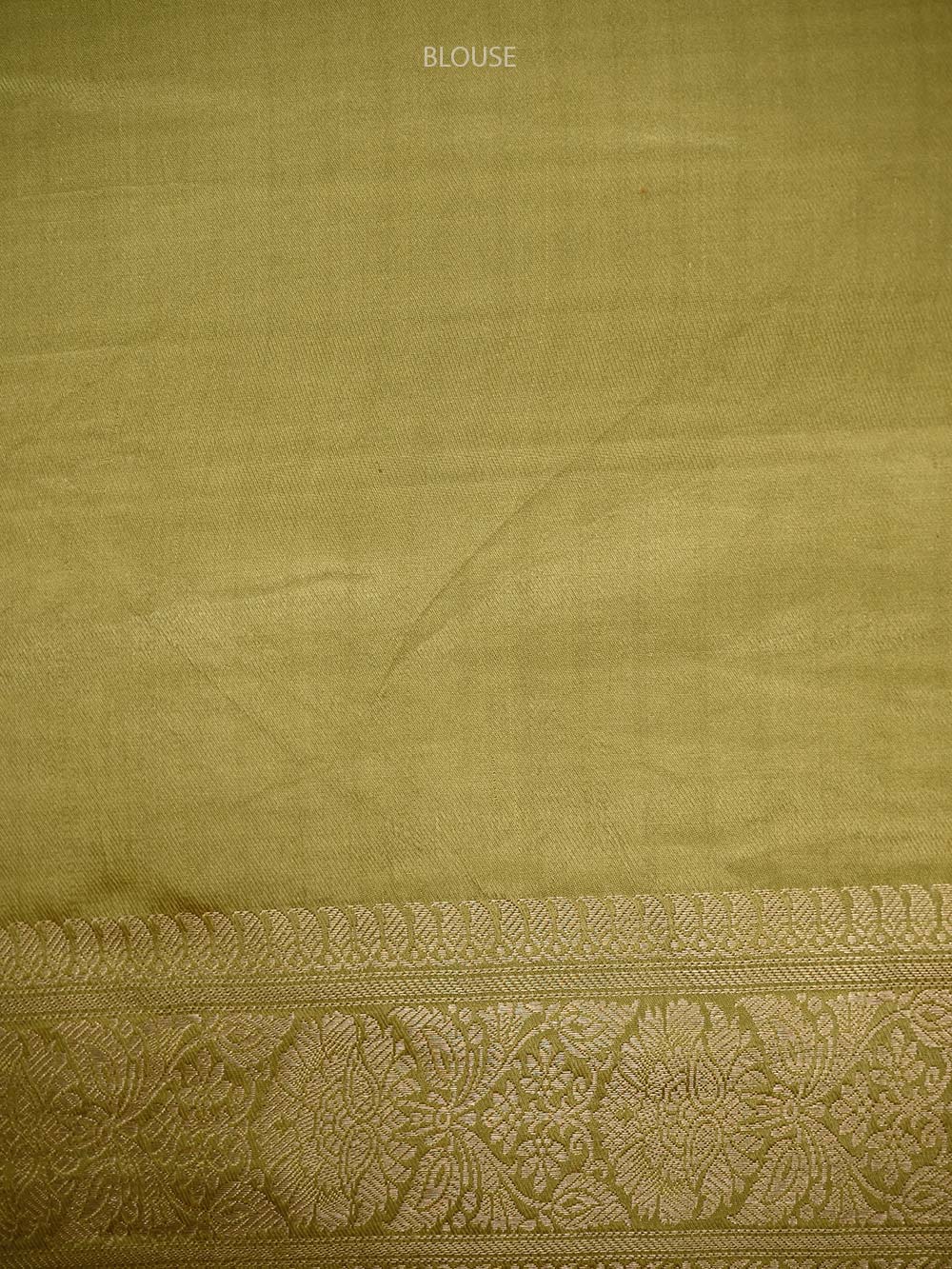 Moss Green Satin Sona Roopa Jaal Handloom Banarasi Saree - Sacred Weaves