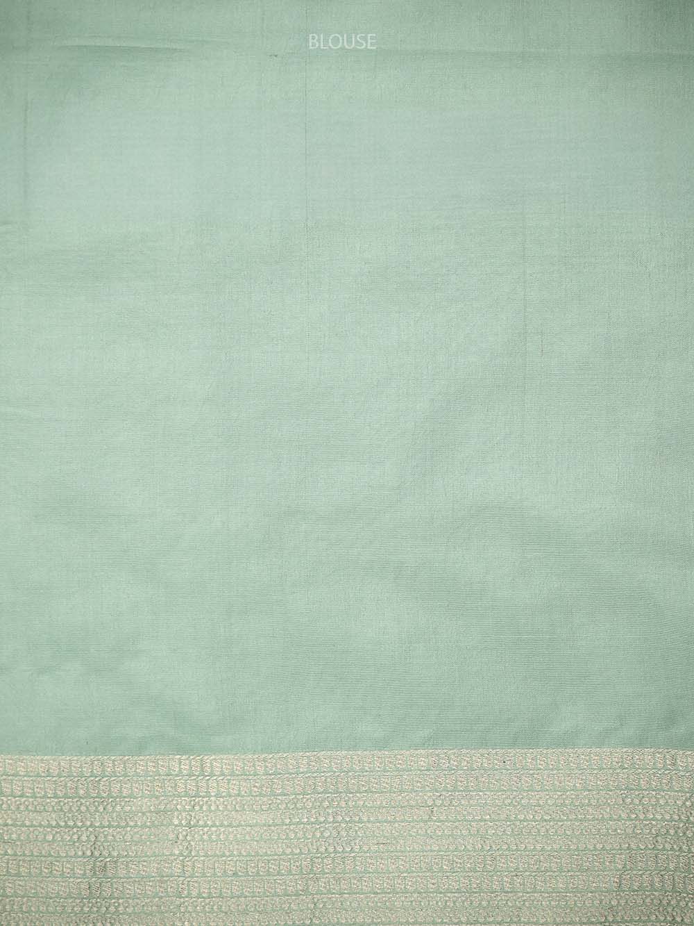Sea Green Silk Brocade Handloom Banarasi Saree - Sacred Weaves