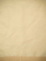 Beige Silk Shikargah Brocade Handloom Banarasi Saree - Sacred Weaves