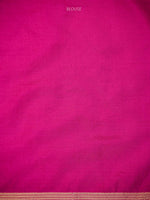 Magenta Silk Shikargah Brocade Handloom Banarasi Saree - Sacred Weaves