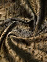 Black Brocade Katan Silk Handloom Banarasi Suit - Sacred Weaves