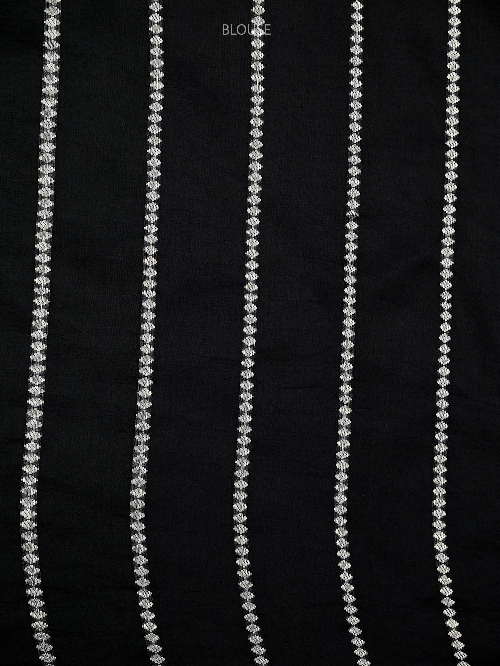 Black Boota Katan Silk Handloom Banarasi Saree - Sacred Weaves