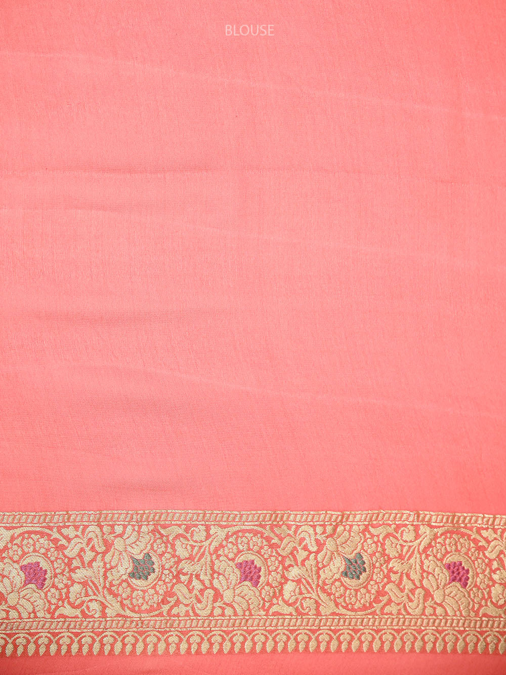 Pastel Pink Meenakari Jaal Khaddi Georgette Handloom Banarasi Saree - Sacred Weaves