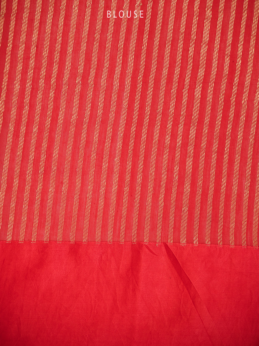 Red Cotton Silk Banarasi Saree - Sacred Weaves