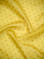 Yellow Booti Cotton Silk Handloom Banarasi Suit - Sacred Weaves