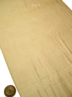 Beige Printed Chanderi Silk Handloom Banarasi Suit - Sacred Weaves
