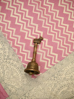 Pink Printed Chanderi Silk Handloom Banarasi Suit - Sacred Weaves