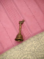 Pink Printed Chanderi Silk Handloom Banarasi Suit - Sacred Weaves