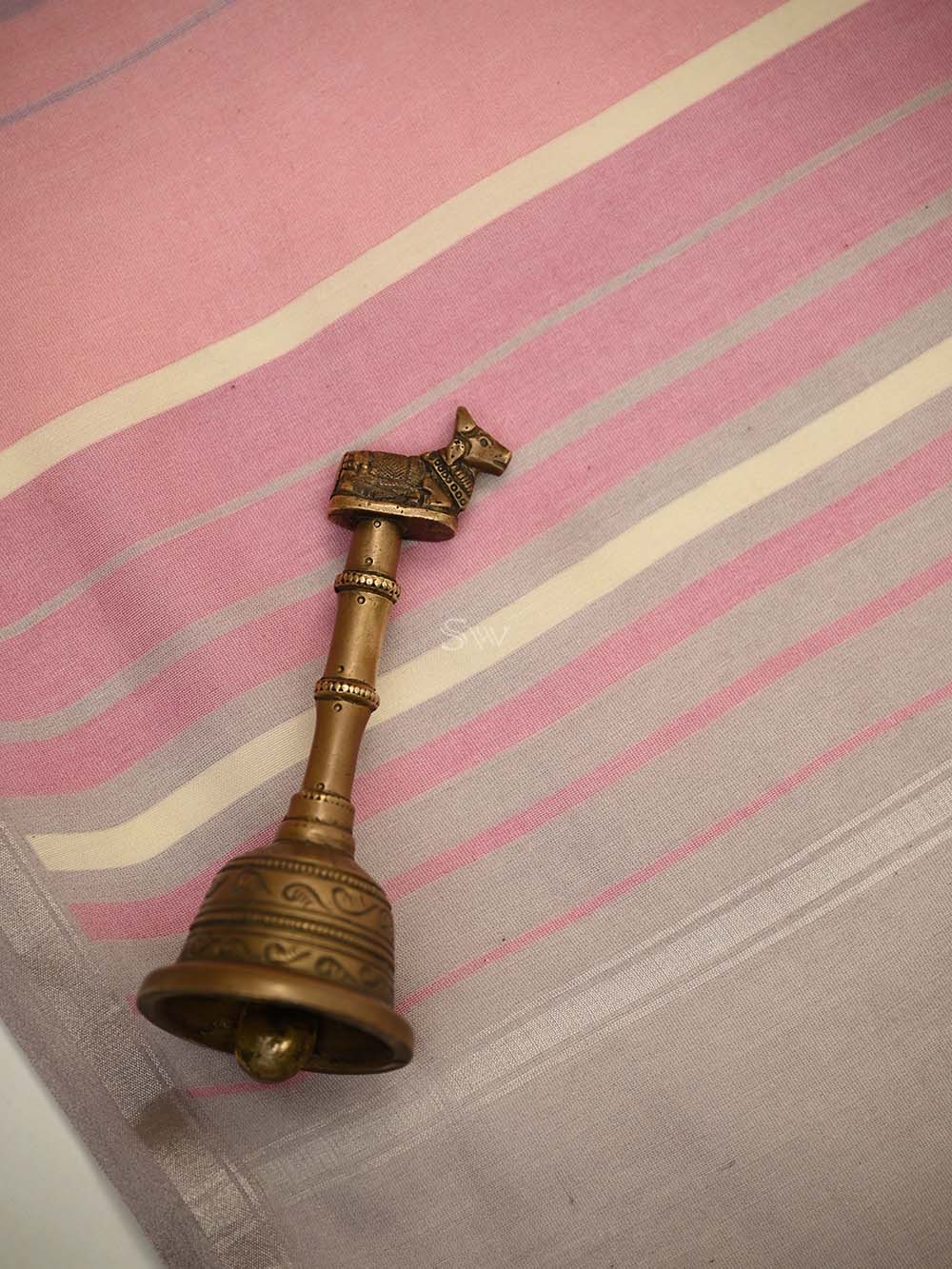 Pastel Purple Chanderi Silk Handloom Banarasi Suit