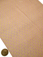 Dark Beige Printed Chanderi Silk Handloom Banarasi Suit - Sacred Weaves