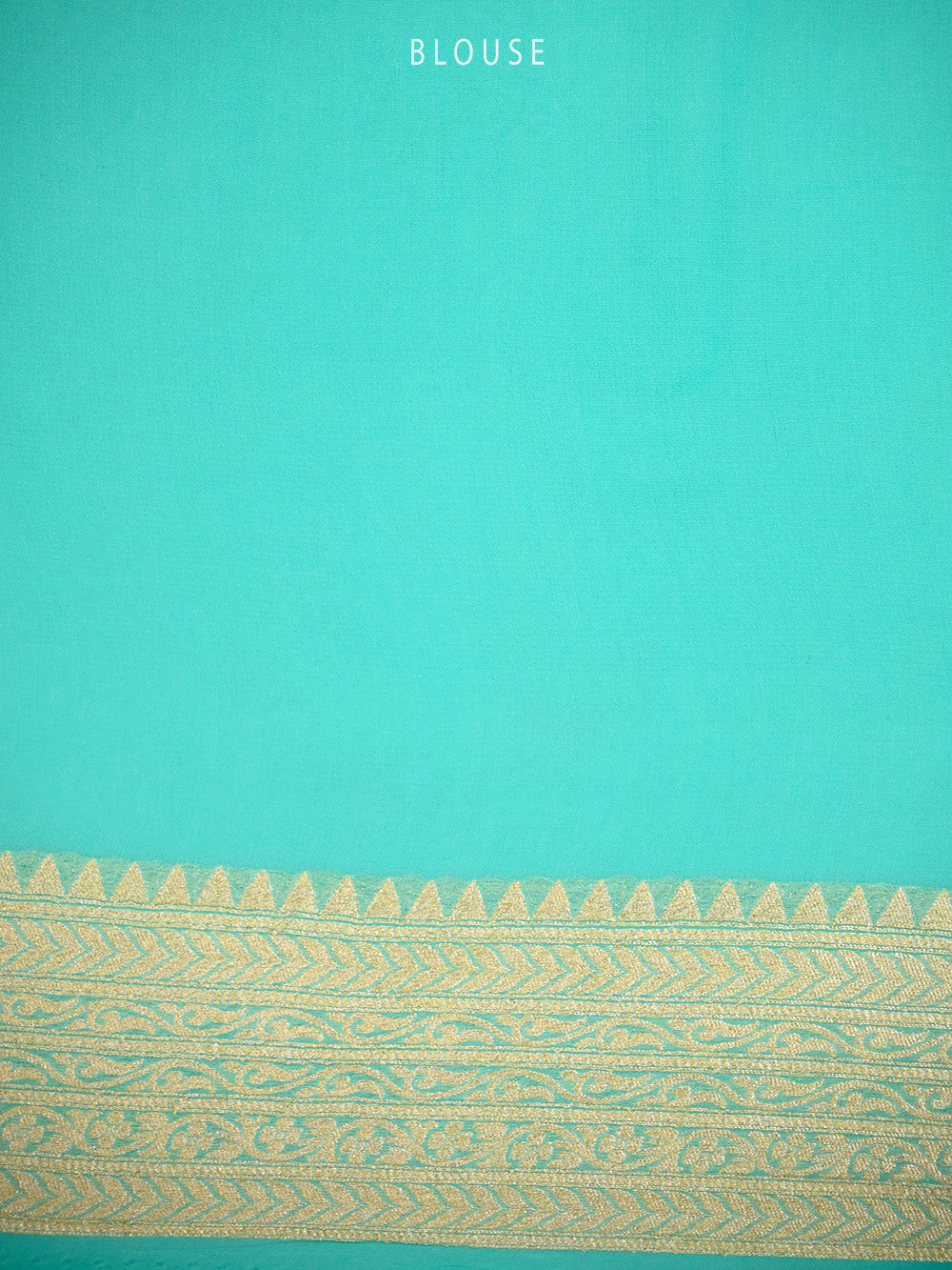 Sea Green Booti Khaddi Georgette Handloom Banarasi Saree - Sacred Weaves