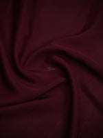 Dark Brown Plain Crepe Silk Handloom Banarasi Saree - Sacred Weaves