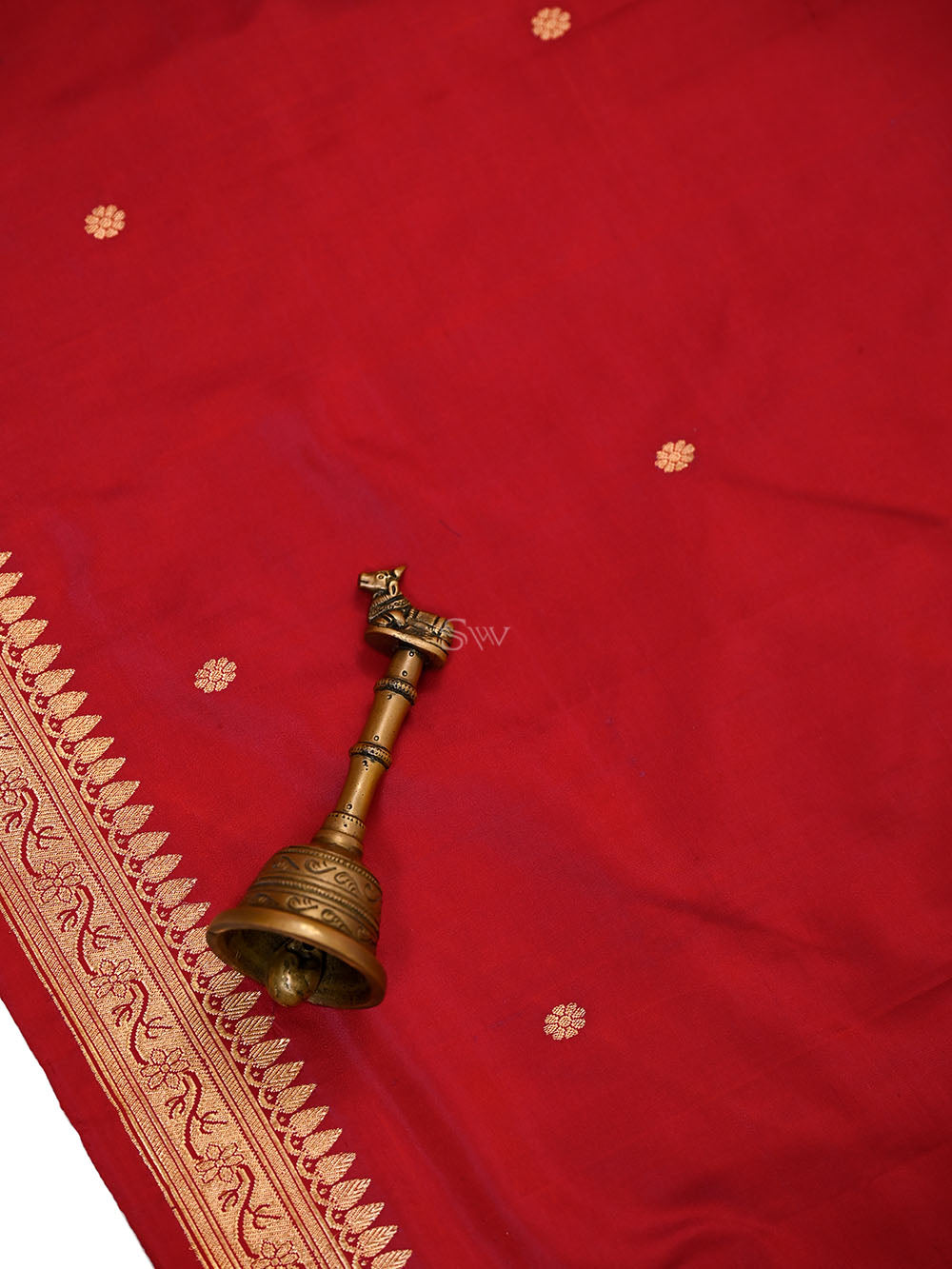 Black Grey Satin Brocade Silk Handloom Banarasi Suit - Sacred Weaves