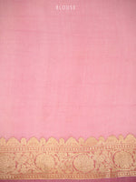 Off White Booti Organza Silk Handloom Banarasi Saree - Sacred Weaves