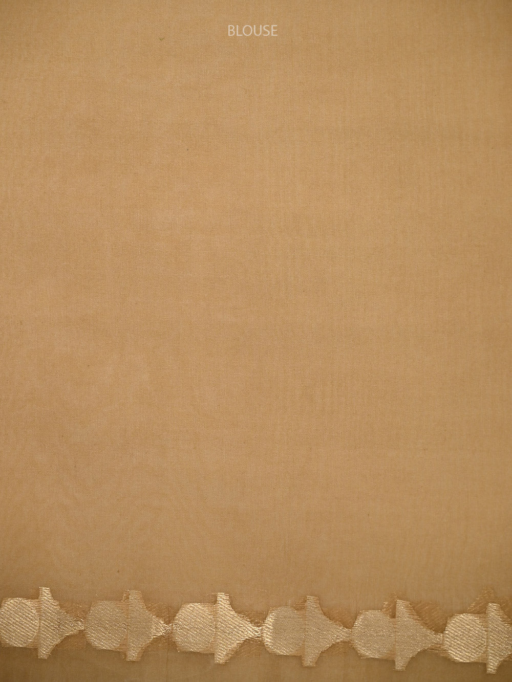 Dark Beige Boota Organza Handloom Banarasi Saree - Sacred Weaves