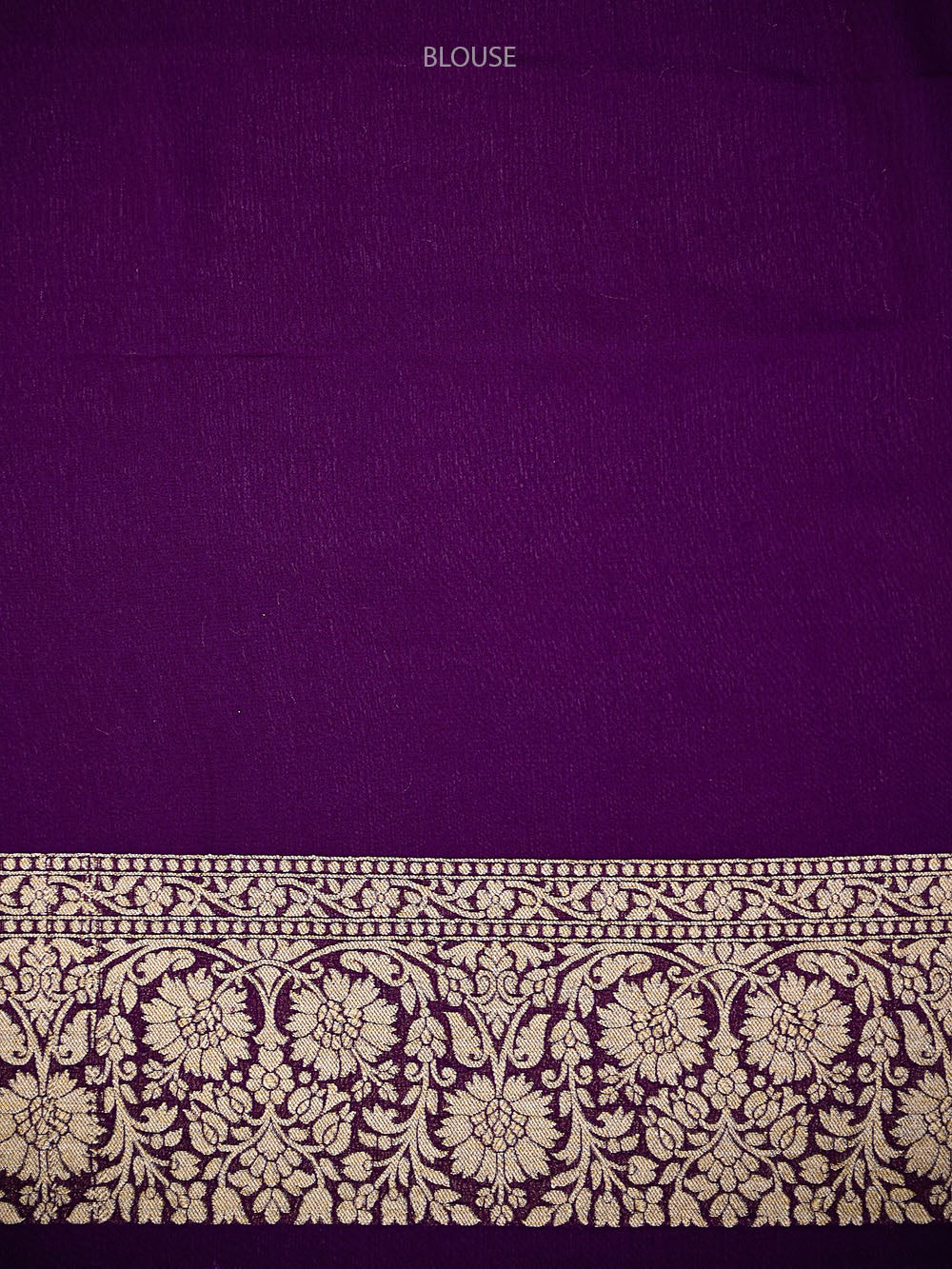 Purple Zari Jaal Khaddi Georgette Handloom Banarasi Saree - Sacred Weaves