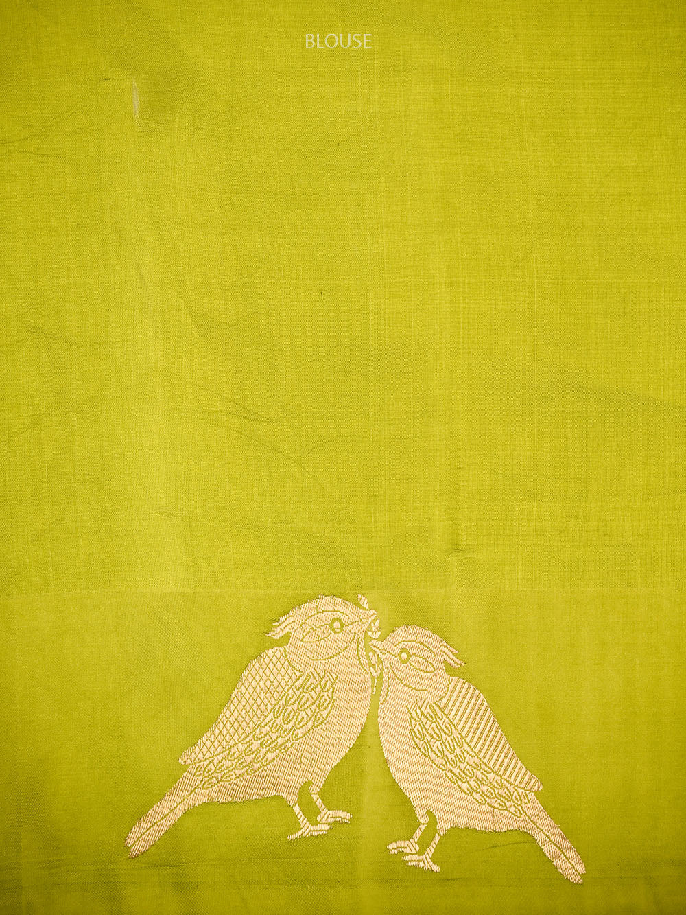 Lime Green Booti Pure Silk Handloom Banarasi Saree - Sacred Weaves