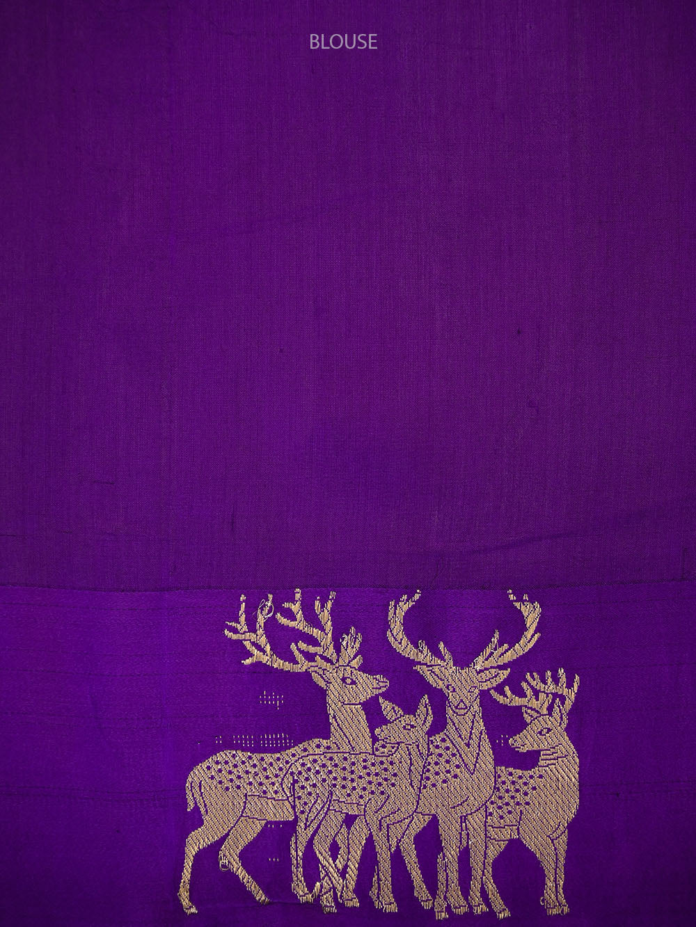 Purple Booti Katan Silk Handloom Banarasi Saree - Sacred Weaves