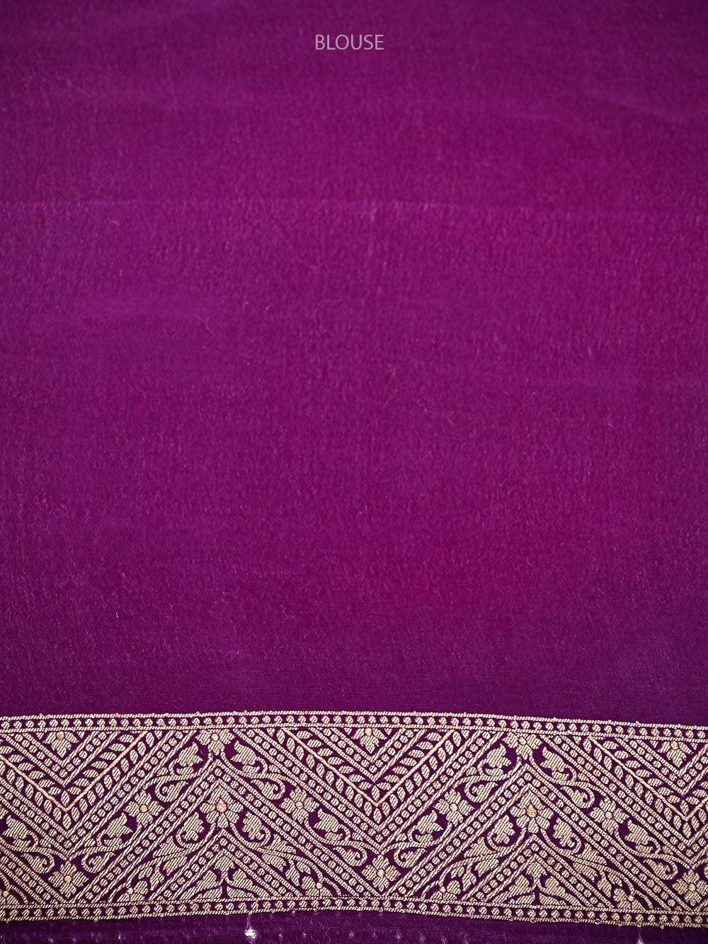 Purple Zari Stripe Crepe Silk Handloom Banarasi Saree - Sacred Weaves