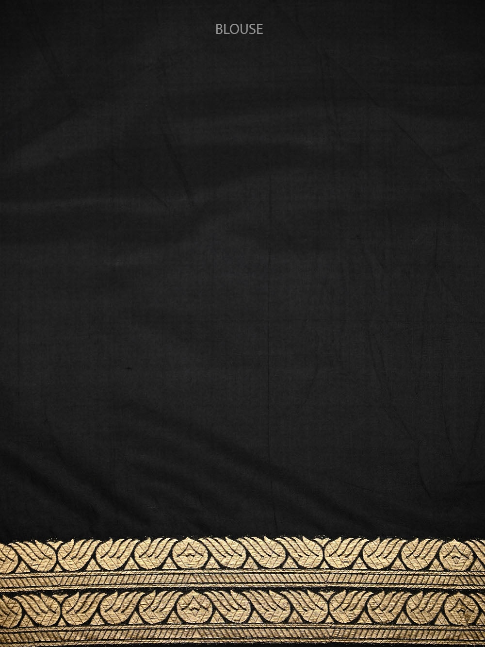 Black Shikargah Brocade Silk Handloom Banarasi Saree - Sacred Weaves