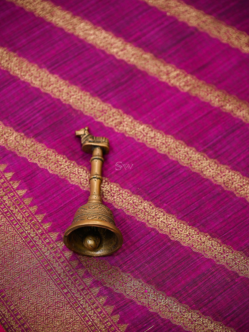 Teal Blue Booti Dupion Silk Handloom Banarasi Suit - Sacred Weaves