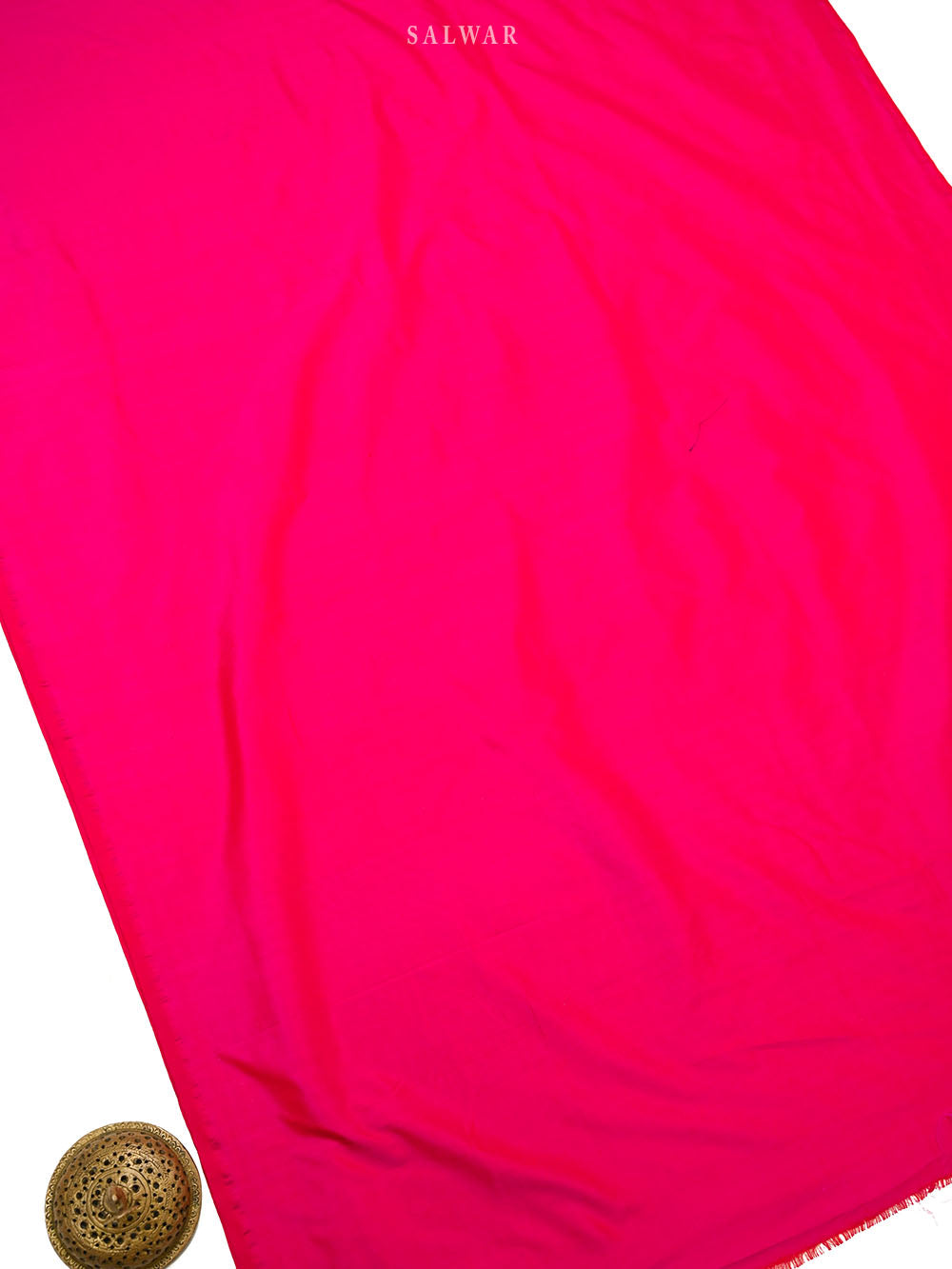 Pink Orange Booti Katan Silk Handloom Banarasi Suit - Sacred Weaves