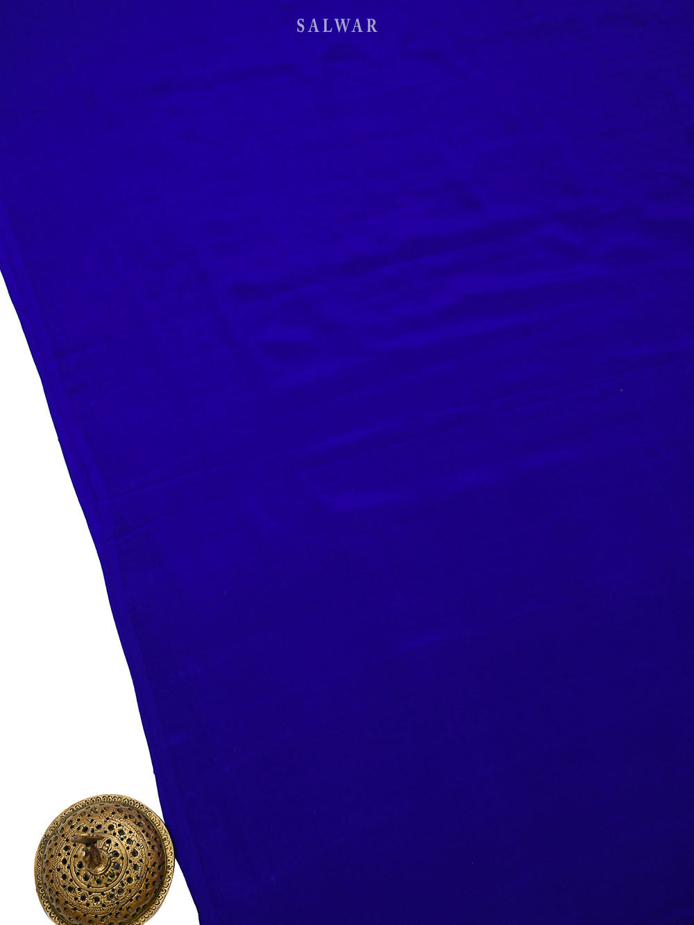 Royal Blue Meenakari Khaddi Georgette Handloom Banarasi Suit - Sacred Weaves