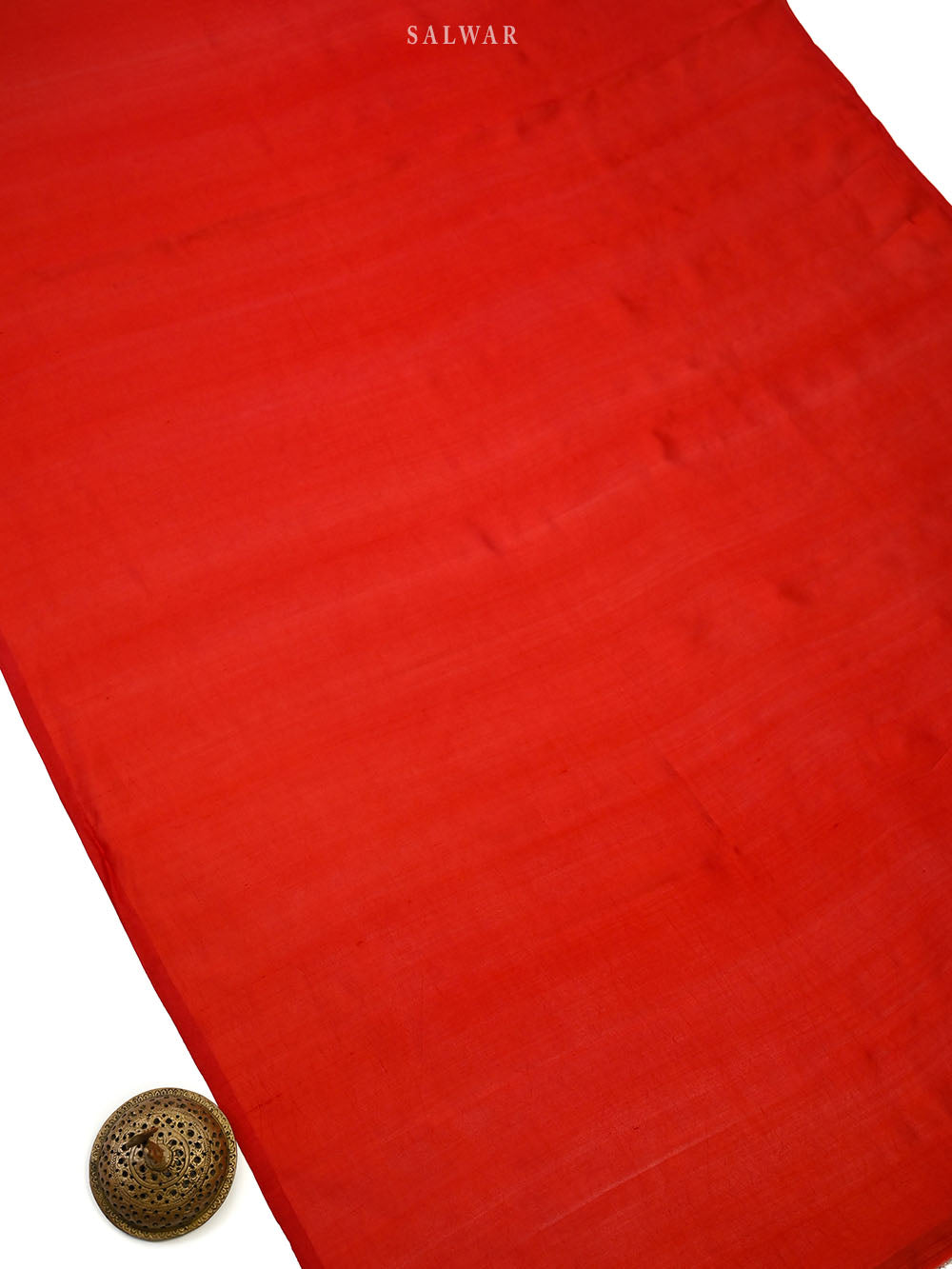 Red Katan Silk Handloom Banarasi Co-Ord Set - Sacred Weaves