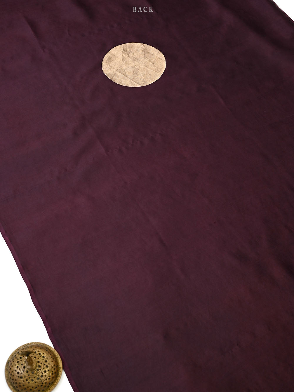 Wine Katan Silk Handloom Banarasi Co-Ord Set - Sacred Weaves