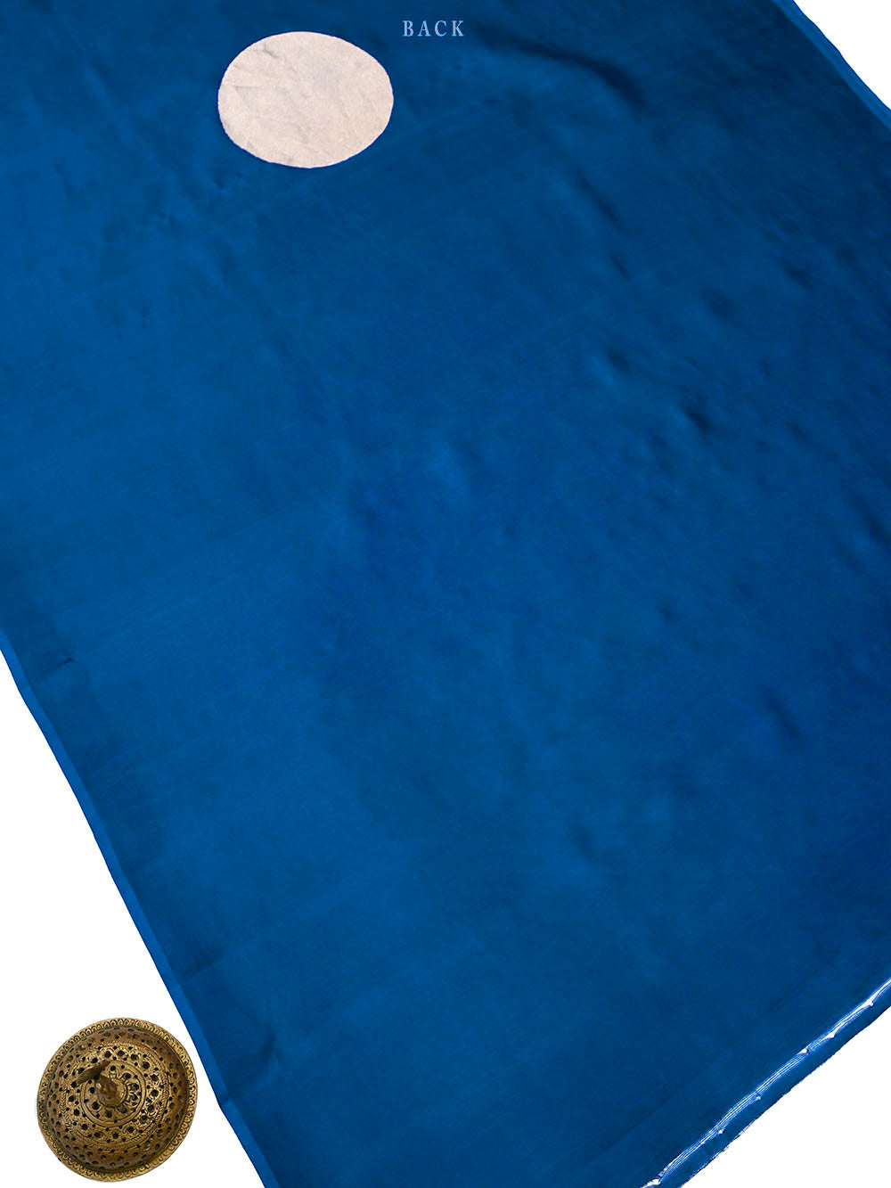 Blue Katan Silk Handloom Banarasi Co-Ord Set - Sacred Weaves