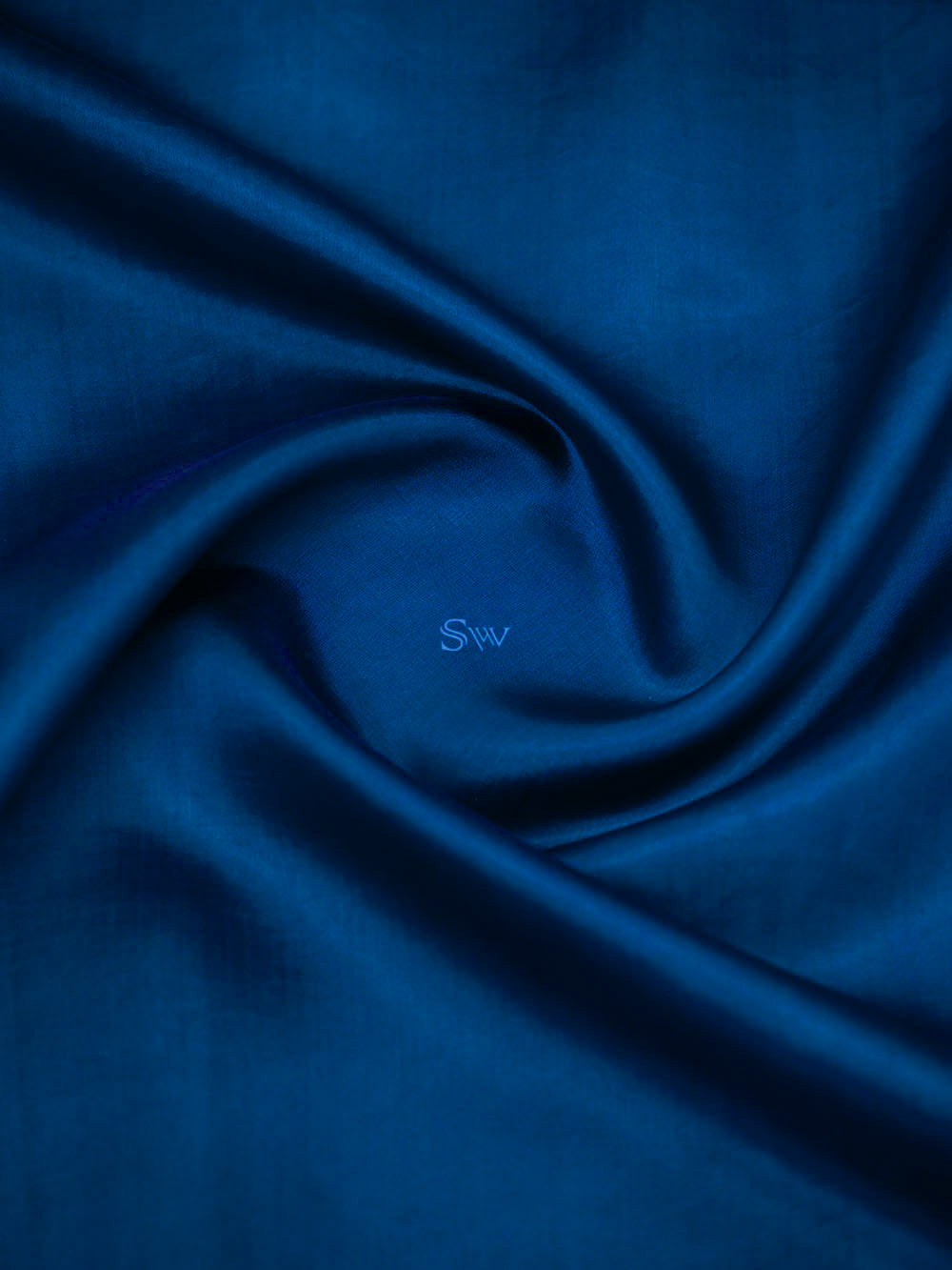 Blue Katan Silk Handloom Banarasi Co-Ord Set - Sacred Weaves