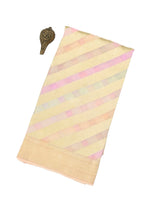 Pastel Pink Grey Rangkat Khaddi Georgette Handloom Banarasi Saree