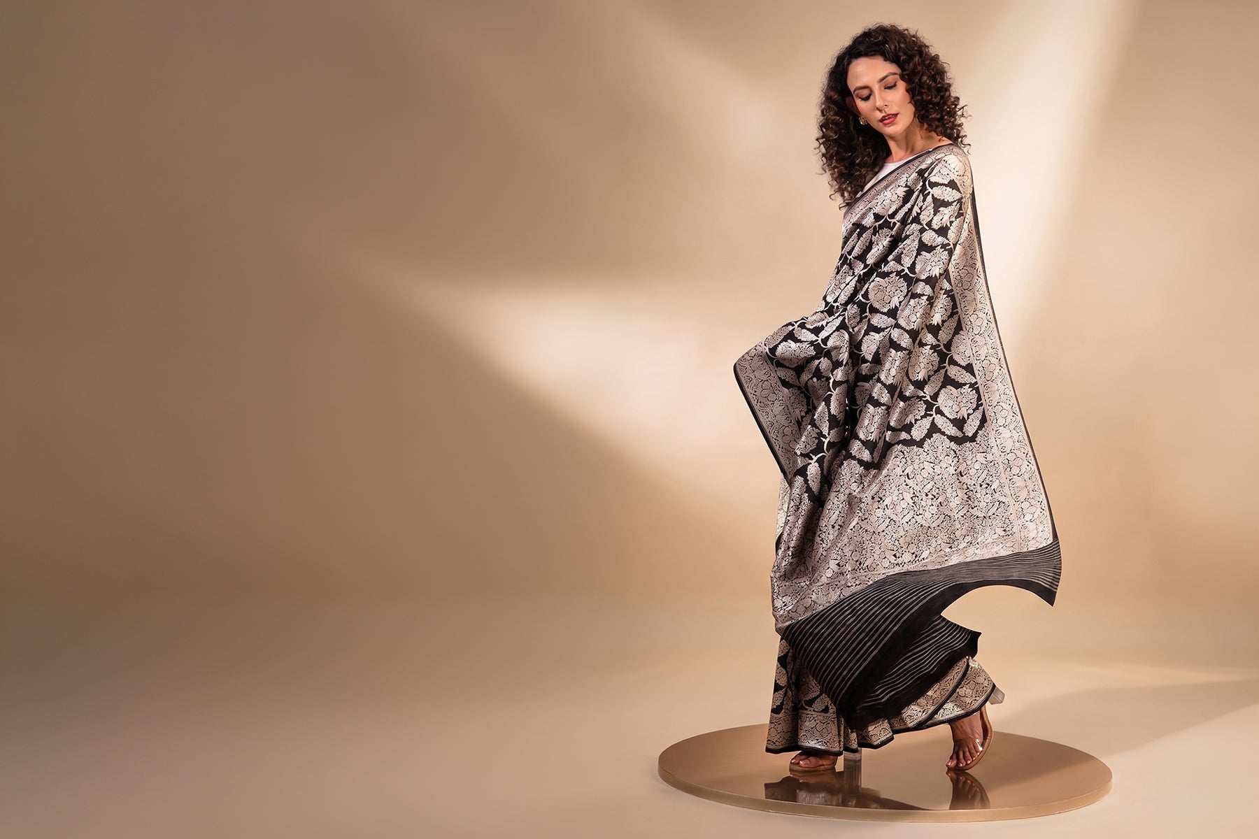 Katan Silk Banarasi Saree - Sacred Weaves