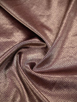 Wine Silk Brocade Handloom Banarasi Saree