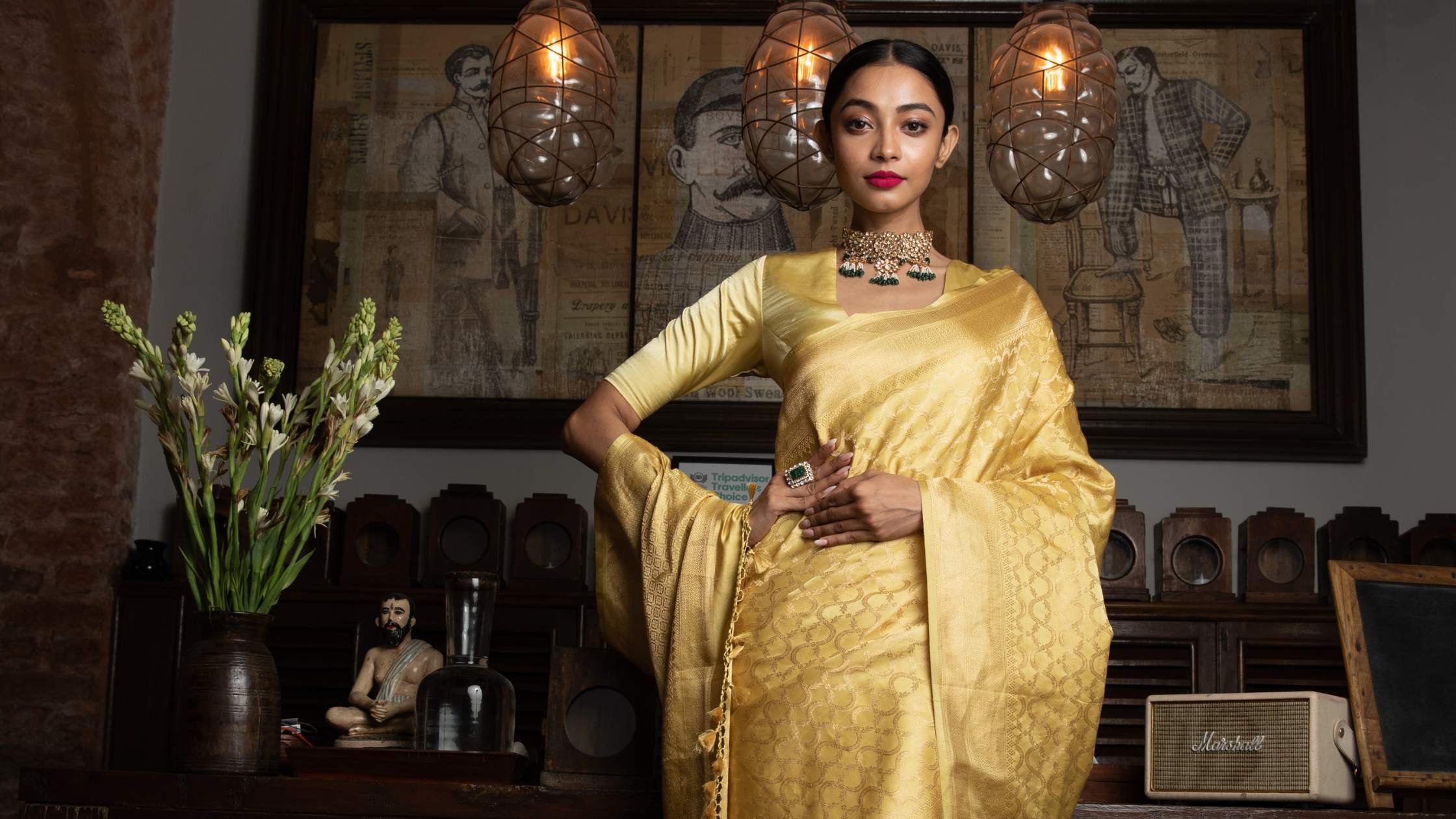 How To Style Banarasi Sarees for Haldi Ceremony