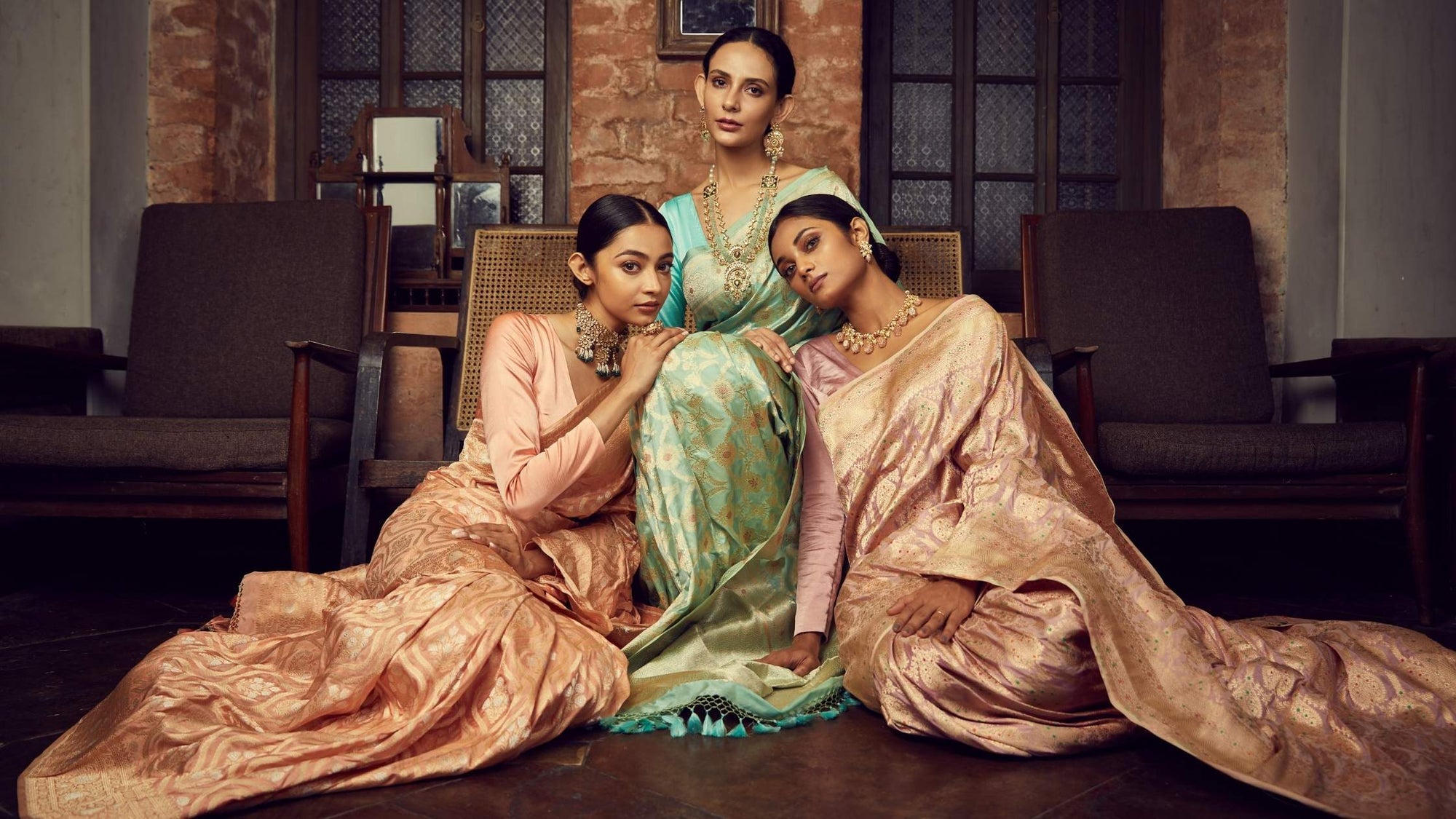 Pastel Banarasi Sarees