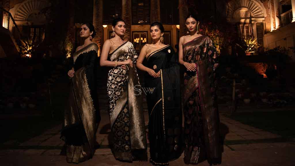 Best Black Banarasi Sarees Collection In 2022