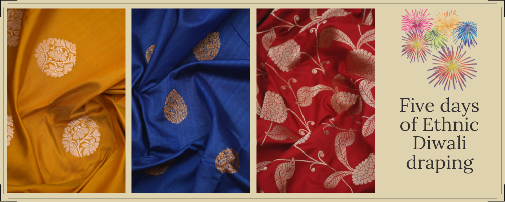 Five days of Ethnic Diwali draping