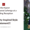 Kanika Kapoor Black Banarasi Lehenga at a Wedding Reception — A Celebrity-Inspired Style Statement